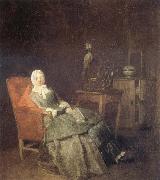 Jean Baptiste Simeon Chardin The Pleasure of Domestic Life oil painting on canvas